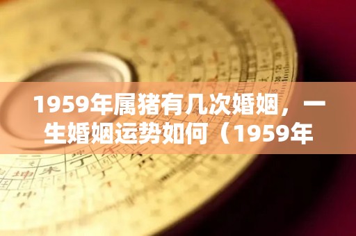 1959年属猪有几次婚姻，一生婚姻运势如何（1959年属猪有几次劫难）