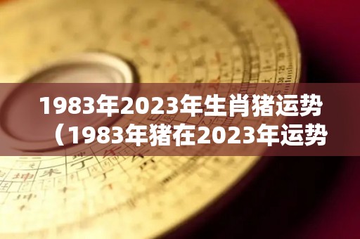 1983年2023年生肖猪运势（1983年猪在2023年运势）