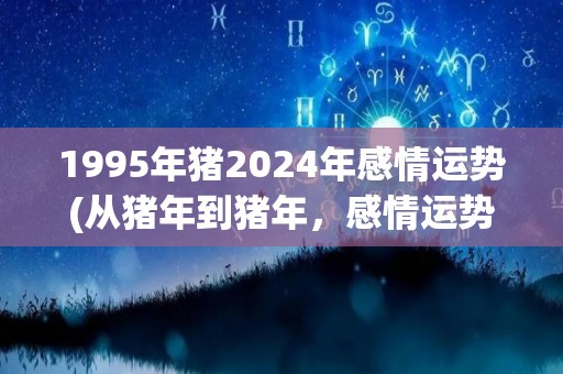 1995年猪2024年感情运势(从猪年到猪年，感情运势解析)