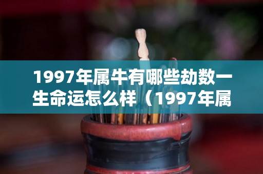 1997年属牛有哪些劫数一生命运怎么样（1997年属牛的什么命运）