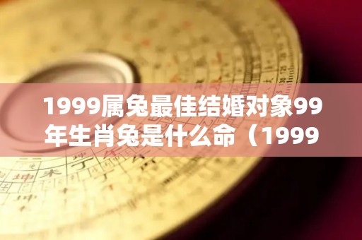 1999属兔最佳结婚对象99年生肖兔是什么命（1999年属兔的婚姻怎么样）