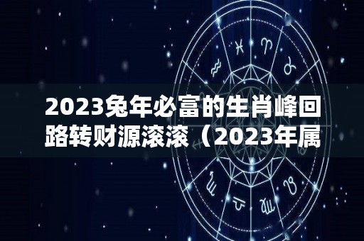 2023兔年必富的生肖峰回路转财源滚滚（2023年属兔人的财运）