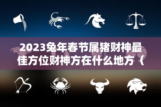 2023兔年春节属猪财神最佳方位财神方在什么地方（2021年属猪财神方位）