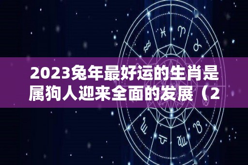 2023兔年最好运的生肖是属狗人迎来全面的发展（2023年属兔的运势和财运）