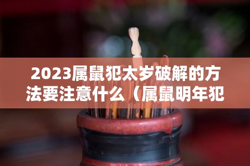 2023属鼠犯太岁破解的方法要注意什么（属鼠明年犯太岁）