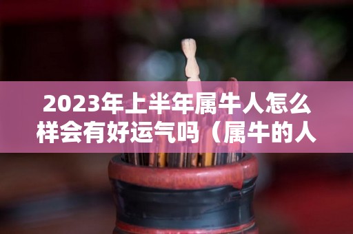 2023年上半年属牛人怎么样会有好运气吗（属牛的人2023年）