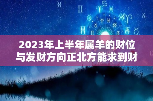 2023年上半年属羊的财位与发财方向正北方能求到财（2023属羊的运势和财运怎么样）