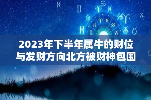 2023年下半年属牛的财位与发财方向北方被财神包围（属牛在2023年运气如何）