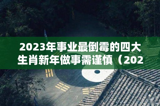 2023年事业最倒霉的四大生肖新年做事需谨慎（2023年财运最旺的生肖排行榜）