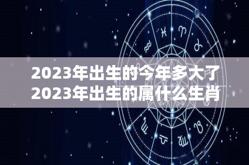 2023年出生的今年多大了2023年出生的属什么生肖（2023年出生的属相是什么）