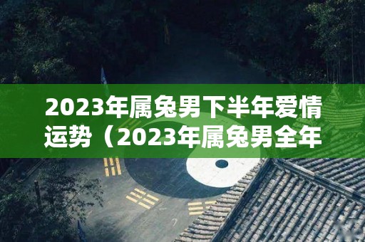 2023年属兔男下半年爱情运势（2023年属兔男全年运势）