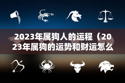 2023年属狗人的运程（2023年属狗的运势和财运怎么样）