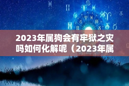 2023年属狗会有牢狱之灾吗如何化解呢（2023年属狗人的全年运势如何）