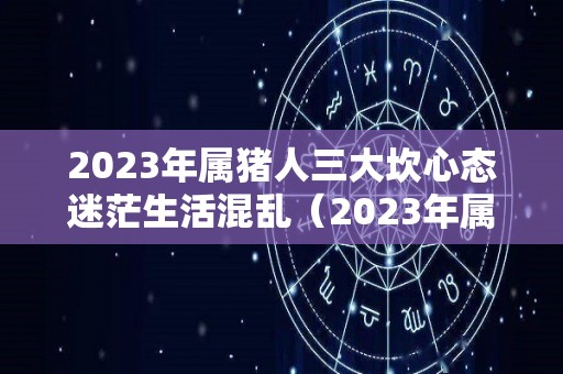 2023年属猪人三大坎心态迷茫生活混乱（2023年属猪人的全年感情运势）