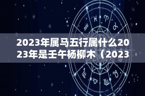 2023年属马五行属什么2023年是壬午杨柳木（2023年属马的人运气怎么样）