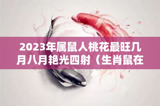 2023年属鼠人桃花最旺几月八月艳光四射（生肖鼠在2023年的运势以及注意月份）