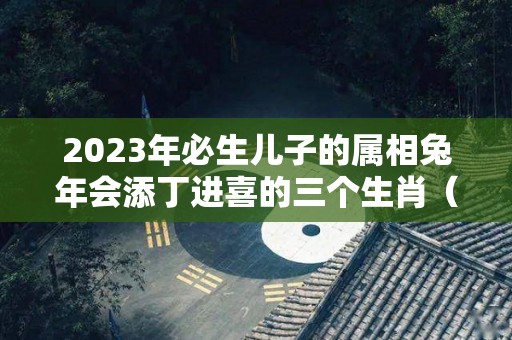 2023年必生儿子的属相兔年会添丁进喜的三个生肖（2023年兔年不宜生子的属相）