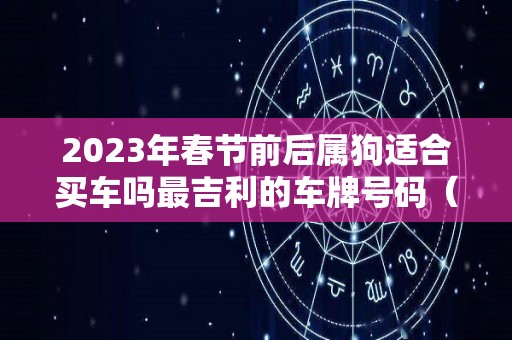 2023年春节前后属狗适合买车吗最吉利的车牌号码（属狗今年买车好吗）