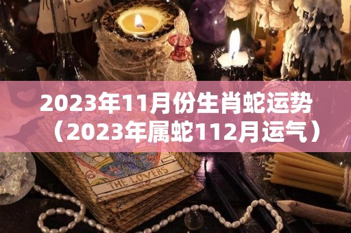 2023年11月份生肖蛇运势（2023年属蛇112月运气）