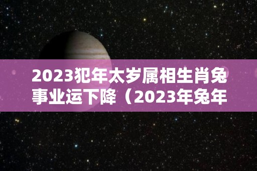 2023犯年太岁属相生肖兔事业运下降（2023年兔年犯太岁的5个属相）