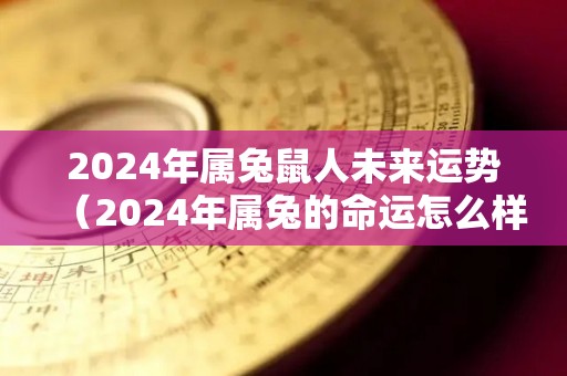 2024年属兔鼠人未来运势（2024年属兔的命运怎么样）