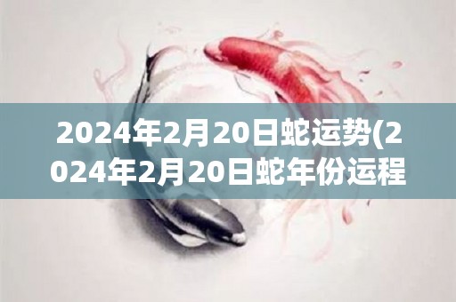 2024年2月20日蛇运势(2024年2月20日蛇年份运程展望)