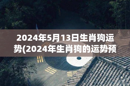 2024年5月13日生肖狗运势(2024年生肖狗的运势预测)