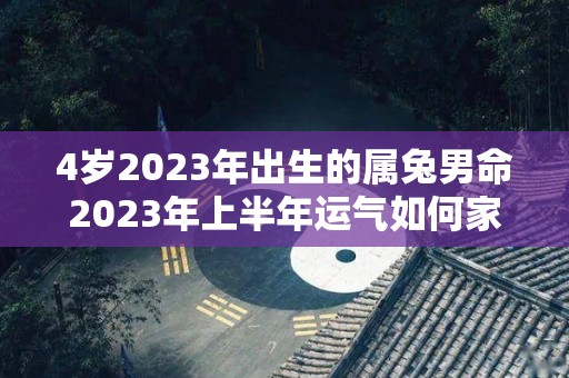 4岁2023年出生的属兔男命2023年上半年运气如何家长要细心照顾（2024年属兔的几岁）