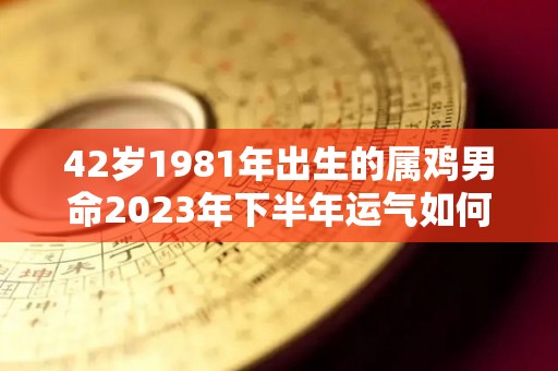 42岁1981年出生的属鸡男命2023年下半年运气如何运势详解（1981年属鸡男2023年运势和婚姻）