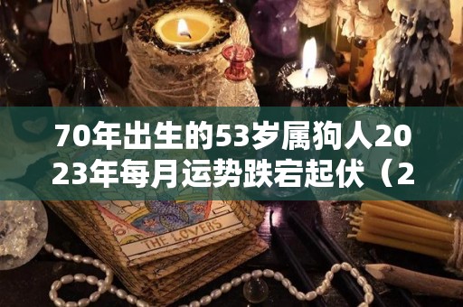 70年出生的53岁属狗人2023年每月运势跌宕起伏（2023年70年属狗人的全年运势）