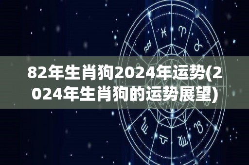 82年生肖狗2024年运势(2024年生肖狗的运势展望)