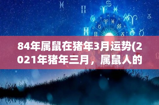 84年属鼠在猪年3月运势(2021年猪年三月，属鼠人的运势如何？)