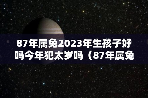 87年属兔2023年生孩子好吗今年犯太岁吗（87年属兔2023生兔宝宝好吗）