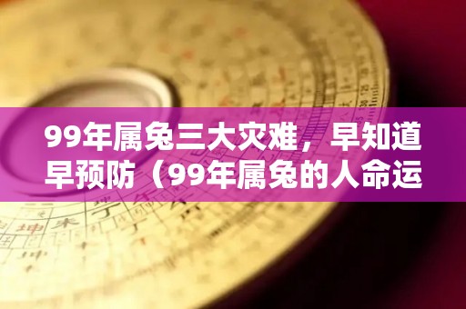 99年属兔三大灾难，早知道早预防（99年属兔的人命运如何）